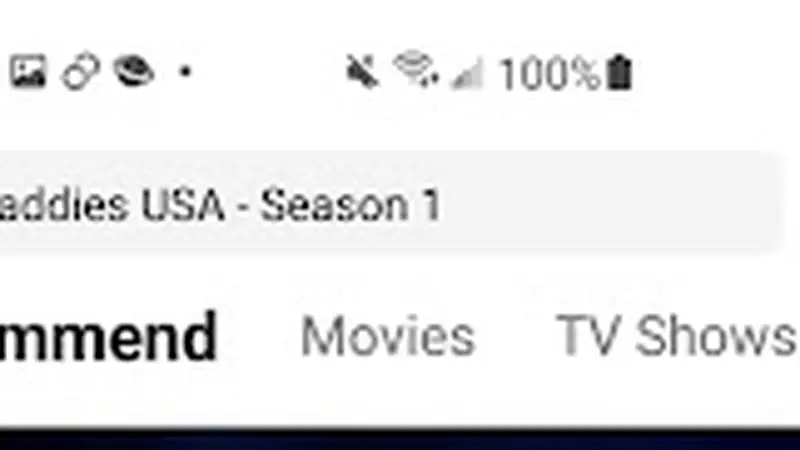 Look Series home screen with recommendations and trending rows
