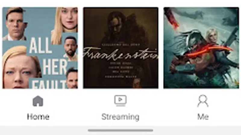 Look Series home screen with recommendations and trending rows