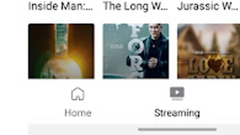 Look Series home screen with recommendations and trending rows